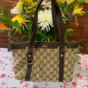 Gucci logo small tote